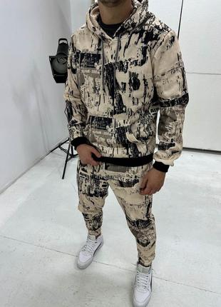 Спортивний костюм утеплений чоловічий на флісі