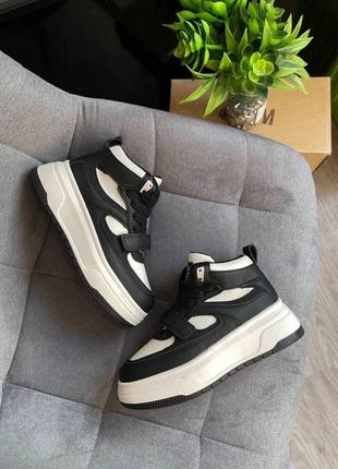 Хайтопы осенние утепленные подростковые для мальчиков