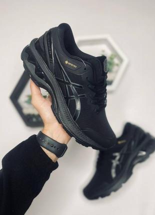 asics gt 2000 9 triple black blackblack marathon running shoessneakers