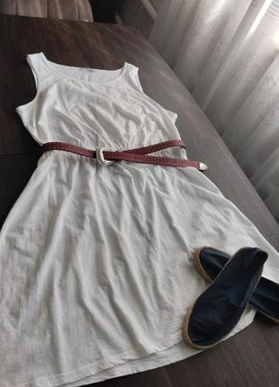 Платье батал коттон