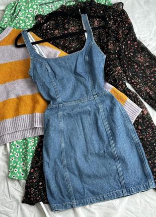 Джинсовий сарафан asos
