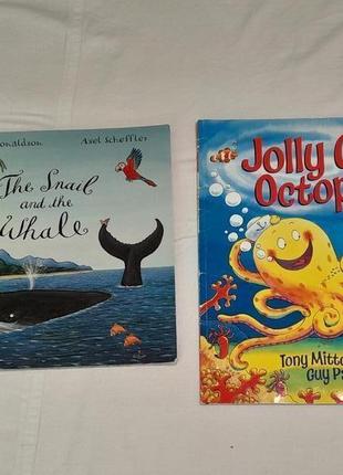 Книга дитяча на англ. мові - jolly olly octopus , the snail and the whale