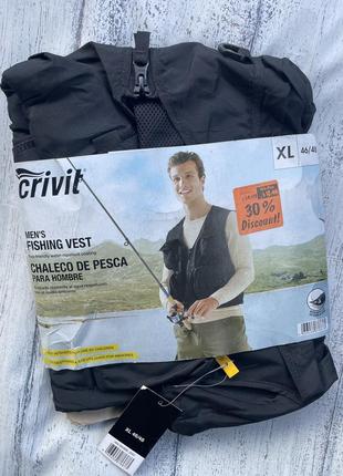 Чоловічий рибальський жилет crivit xl 46/48
