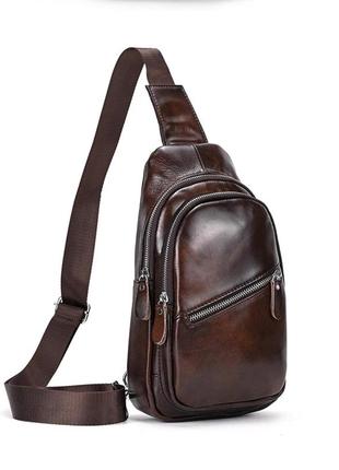 Чоловіча нагрудна сумка слінг