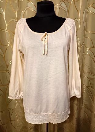Брендовая вискозная блуза блузка