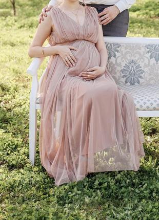 Вечірня сукня на вагітну фотосесію3 фото