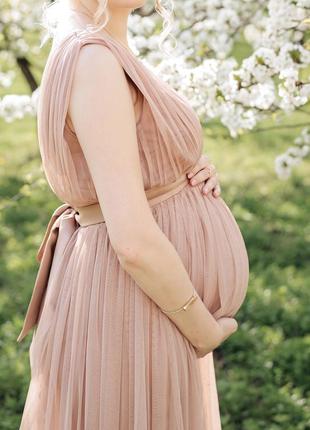 Вечірня сукня на вагітну фотосесію2 фото