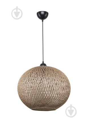 Абажур плетениэ из джута в стиле бохо