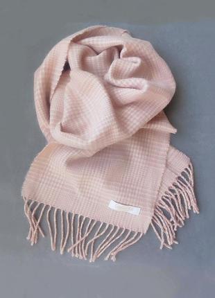 Кашемировый брендовый шарф cristina chiti, made in italy.