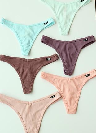 Набор трусиков victoria’s secret серия pink
