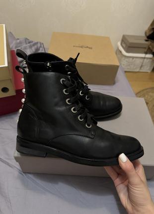 Ботильони, preppy шкіра 39 черевики