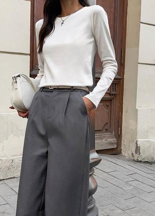 Классические брюки палаццо