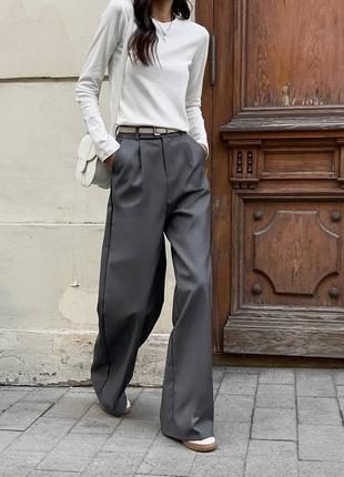 Классические брюки палаццо