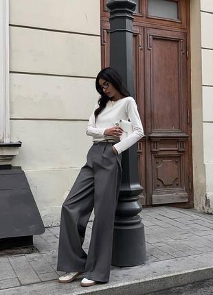 Классические брюки палаццо