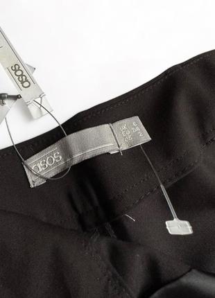 Новые asos черные широкие брюки высокая посадка6 фото