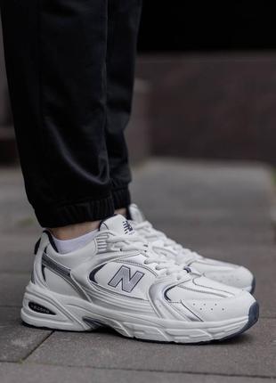 Чоловічі кросівки new balance 530 white silver blue