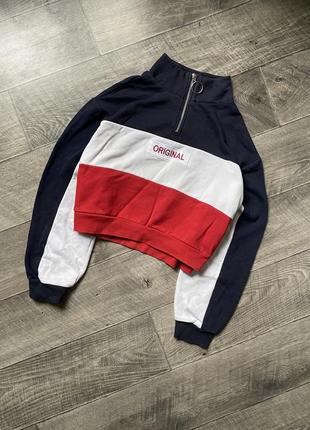 Кроп світшот / кофта h&m original