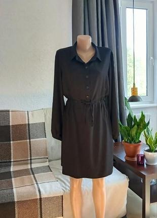 Платье повседневное goldi вискозное 38 черное 5