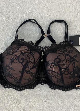 Кружевной бюстгальтер hunkemoller noir р.100с