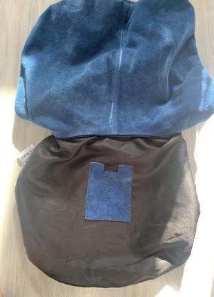 Жіноча шкіряна замшева сумка made in italy шоппер,