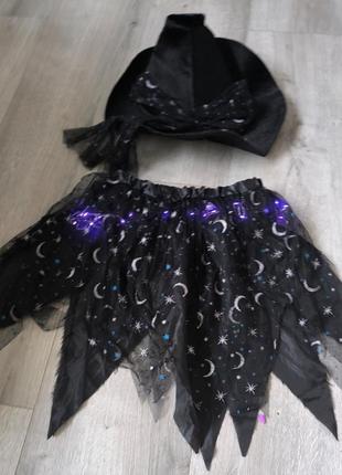 Костюм ведьмочки на хеллоуин