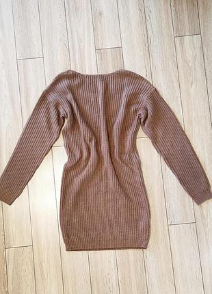 В'язана сукня з відкритою спиною boohoo