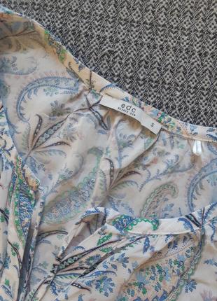 Блуза нежная легкая летняя длинный рукав вискоза5 фото