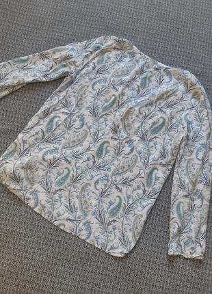 Блуза нежная легкая летняя длинный рукав вискоза3 фото