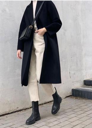 Базовое пальто, шерсть.