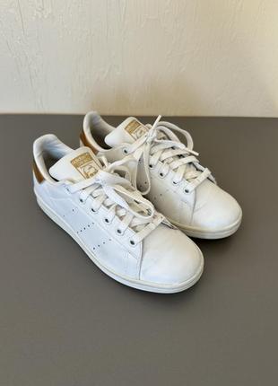 Кеди adidas, кросівки кеди adidas, шкіряні кеди , білі кеди
