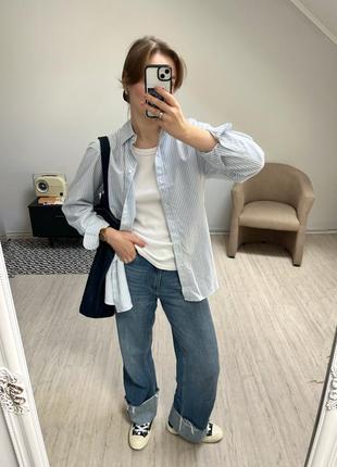 Сорочка оверсайз zara h&m