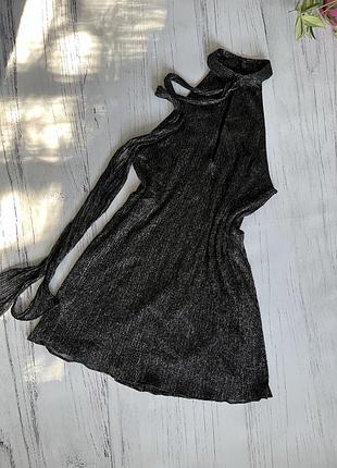 Сукня з люрексом zara m