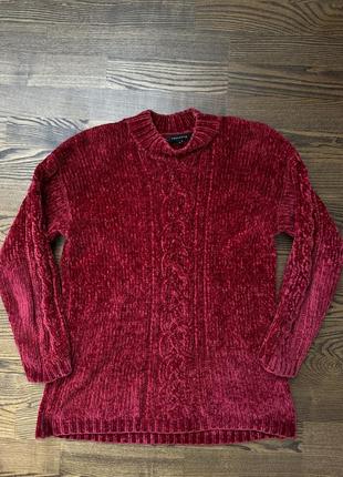 Теплий бархатний светр