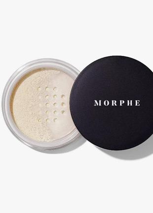 Напівпрозора фіксувальна пудра bake&amp;set soft focus setting powder translucent morphe1 фото