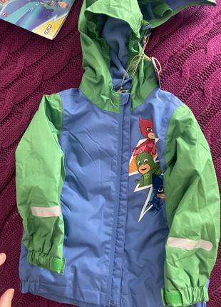 Детский костюм для мальчика куртка и штаны новый водостойкий 86/92 и утепленный нитевичка