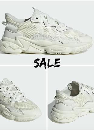 Кроссовки adidas originals ozweegoцвет бежевый