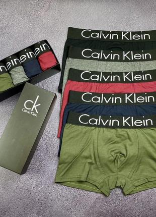 Трусы ck. мужские трусы. набор мужских трусов calvin klein 3 штуки3 фото