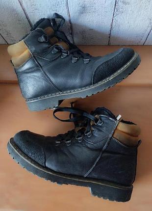 Ботинки - кожа - ортопедическая подошва