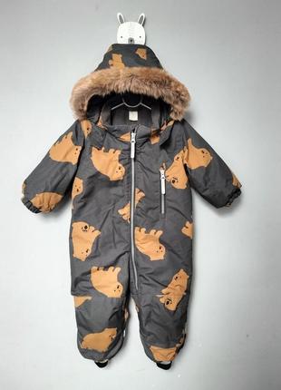 Теплий зимовий комбенизон,комбез дитячий h&m р.80