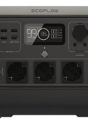 Зарядная станция ecoflow river 2 pro 800w 768 wh eu евро розетки