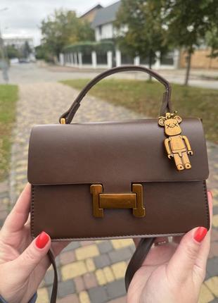 Міні сумочка у стилі hermes