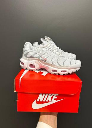 Кроссовки женские nike air max tn white-pink