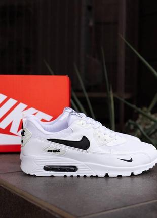 Кроссовки nike air max 90 white2 фото