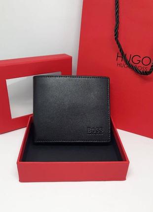 Мужской кошелек хьюго босс портмоне. кошелек hugo boss подарок мужчине