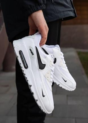 Кроссовки nike air max 90 white3 фото