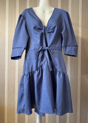 Платье с завязкой на талии boohoo