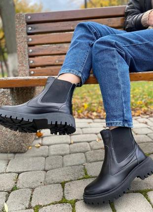 Челси натуральная кожа зима