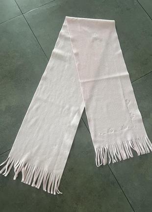 Шарф шарфик флис нежно розовый