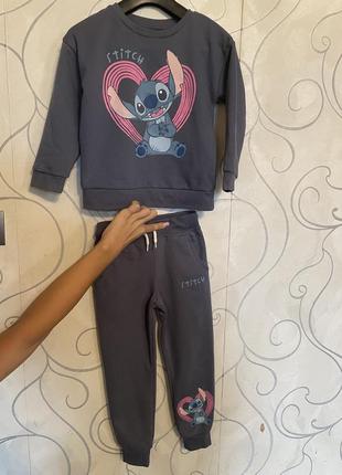 Спортивний костюм на флісі зі стічем stitch 5/6 років