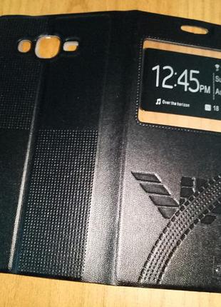 Чехол книжка samsung j700 galaxy j7 2015 года с окном hozis